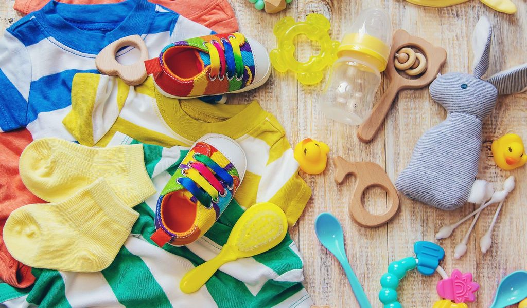 Discounted baby items such as prams, car seats, and nursing equipment featured in the Amazon Baby Sale.